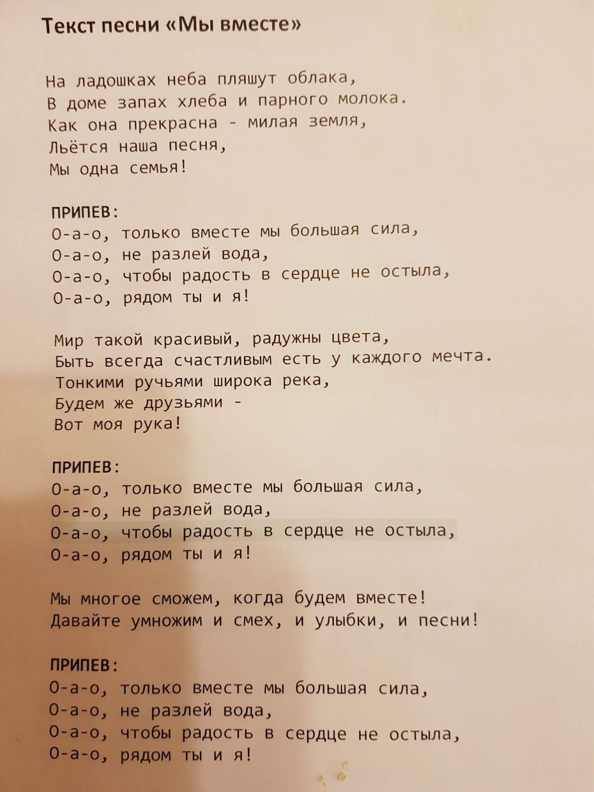 Текст песни мы вместе. Песня мы вместе и значит мы сила. Команда это зна ит вместе. Песня мы вместе и значит мы сила. Вместе мы сила.