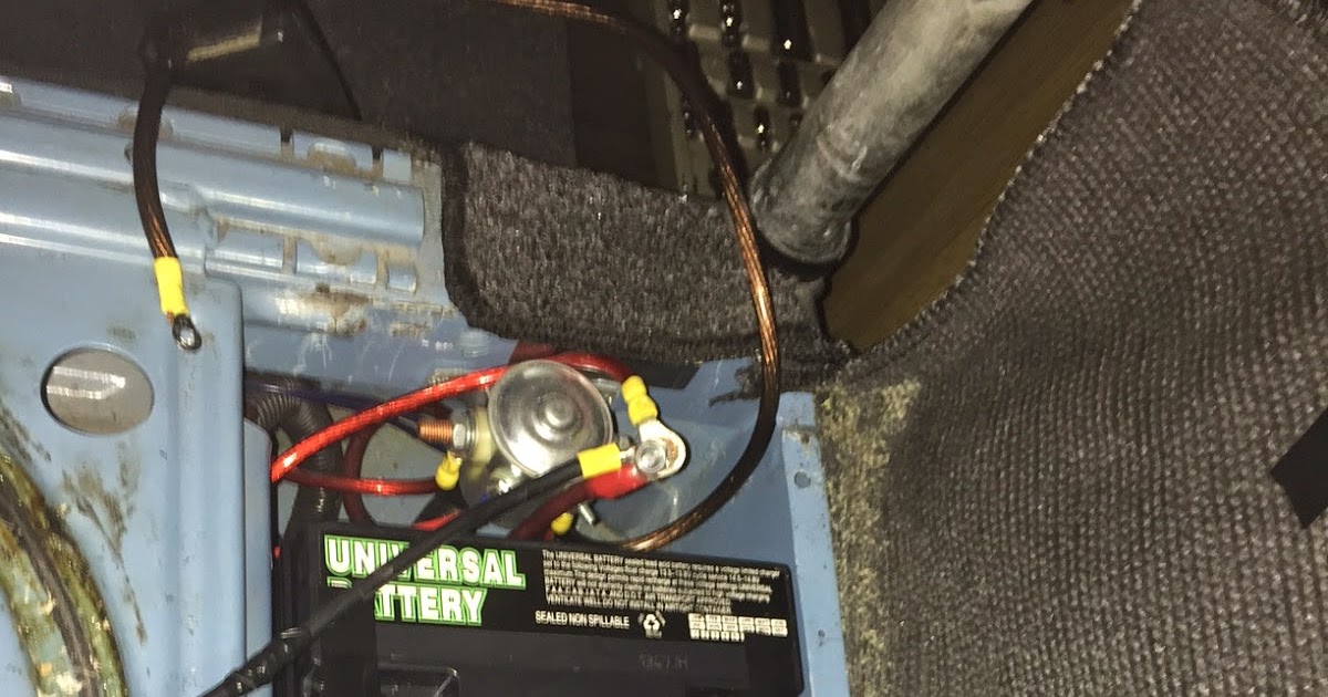 1981 VW Camper: New Battery setup