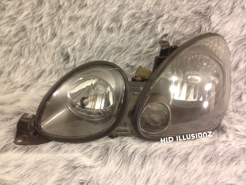 HID ILLUSIONZ Lexus GS300 Gun Metal Housing Painting & Reflector Swap
