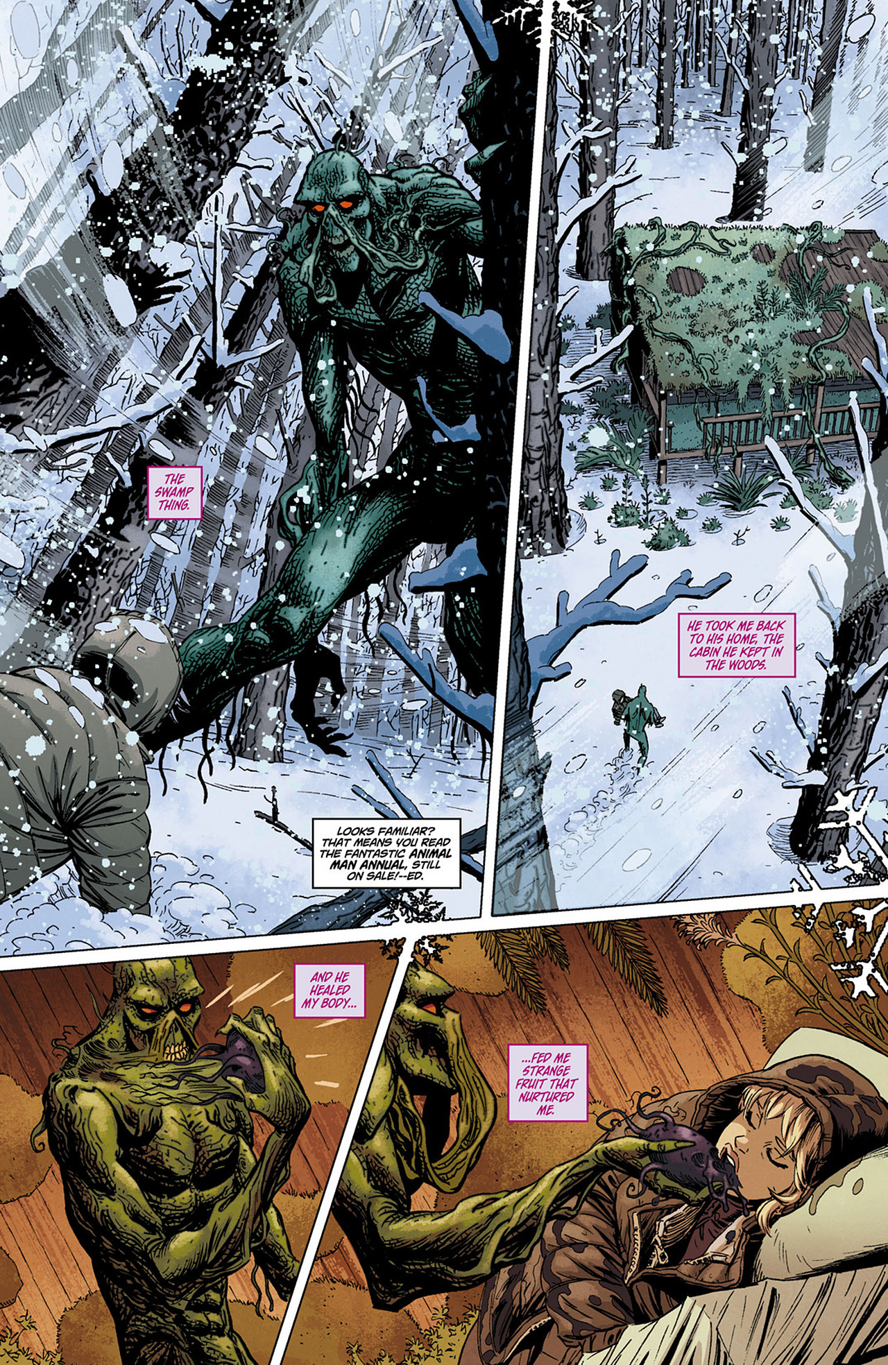 Read online Swamp Thing (2011) comic -  Issue #0 - 3