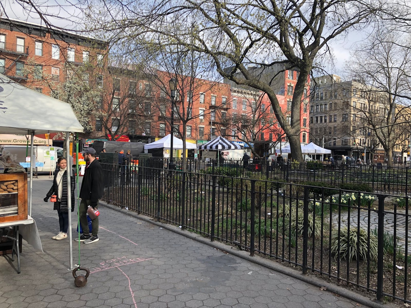 EV Grieve The Tompkins Square Park Greenmarket is open today