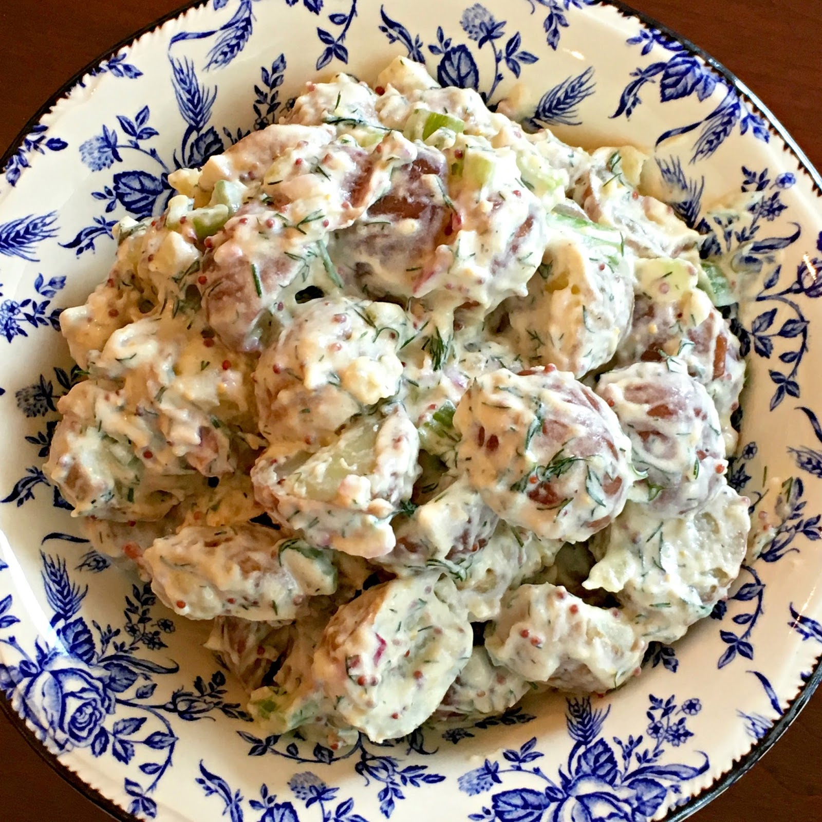 Old-Fashioned Potato Salad - Sweet Little Bluebird