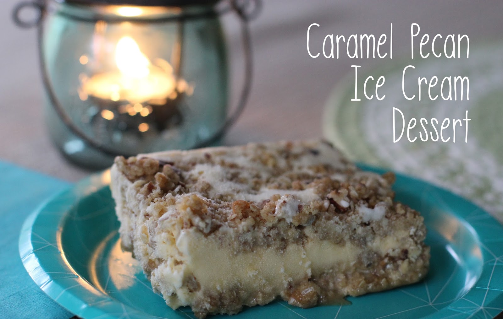 Pursuing Heart Caramel Pecan Ice Cream Dessert