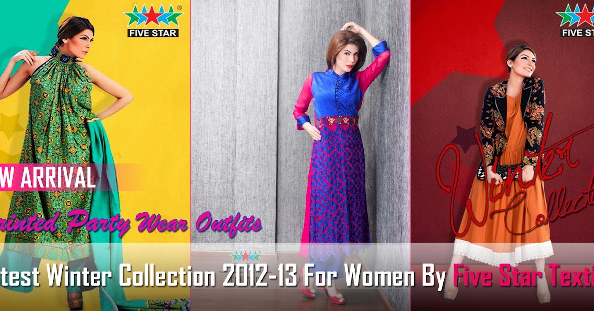 Five Star Textile Winter Collection 2012-13 | Five Star Women Dresses ...