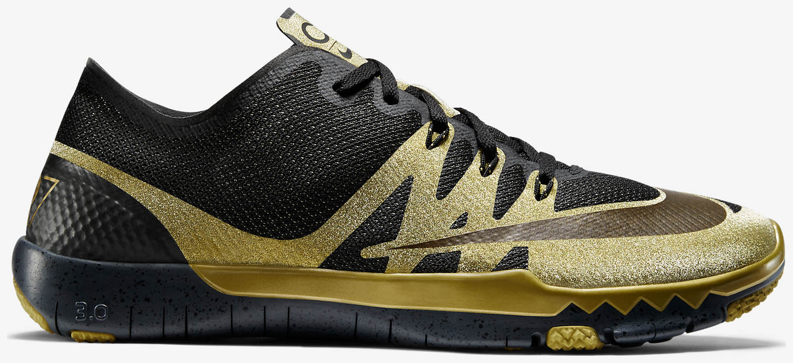 Black / Gold Nike Free Trainer Cristiano Ronaldo Shoes Released - Footy