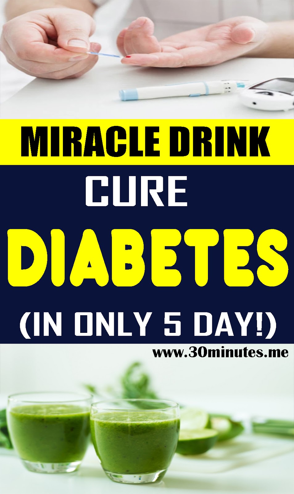 Miracle Drink That Cure Diabetes In Only 5 Days!