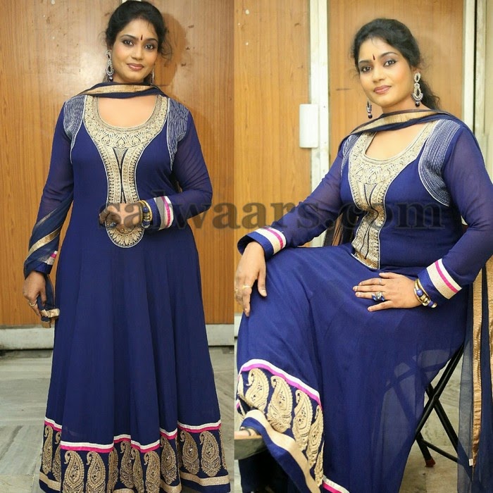 Jayavani Blue Salwar Kameez - Indian Dresses