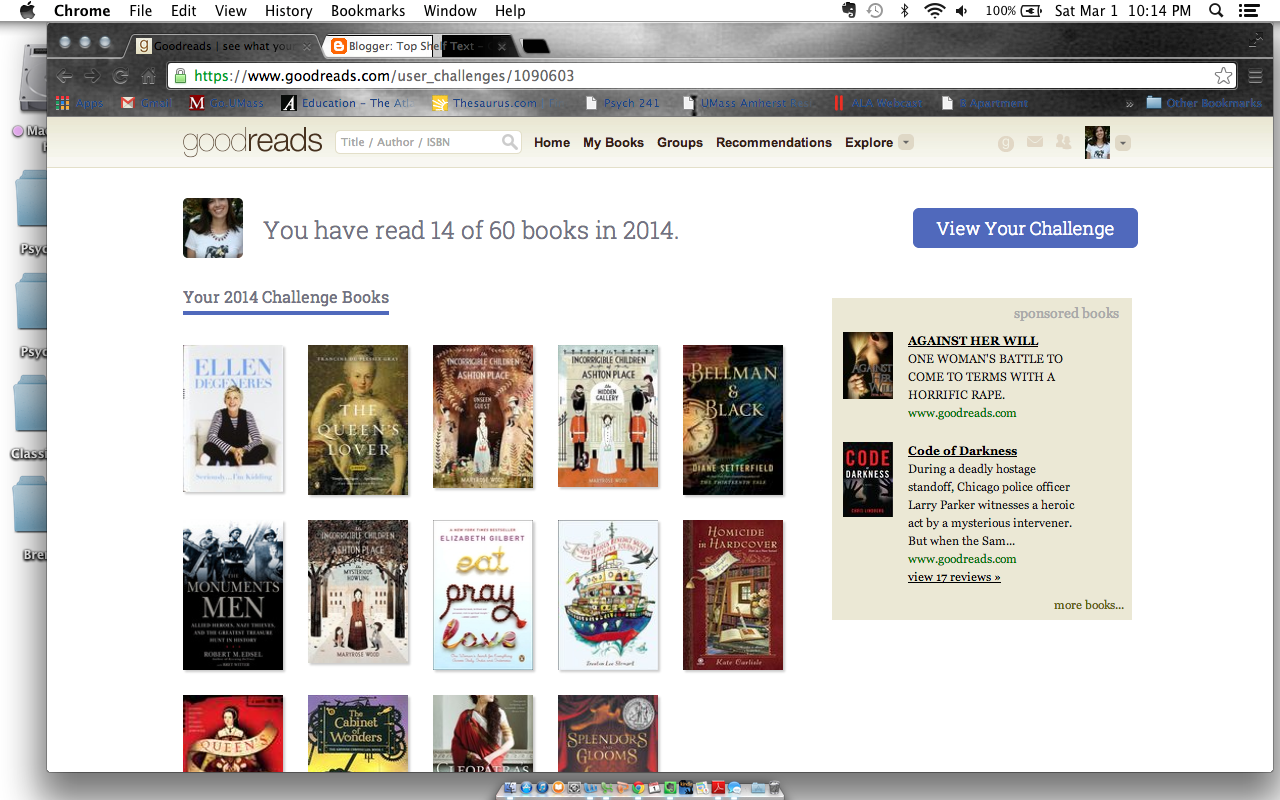 Top Shelf Text Why I Love Goodreads