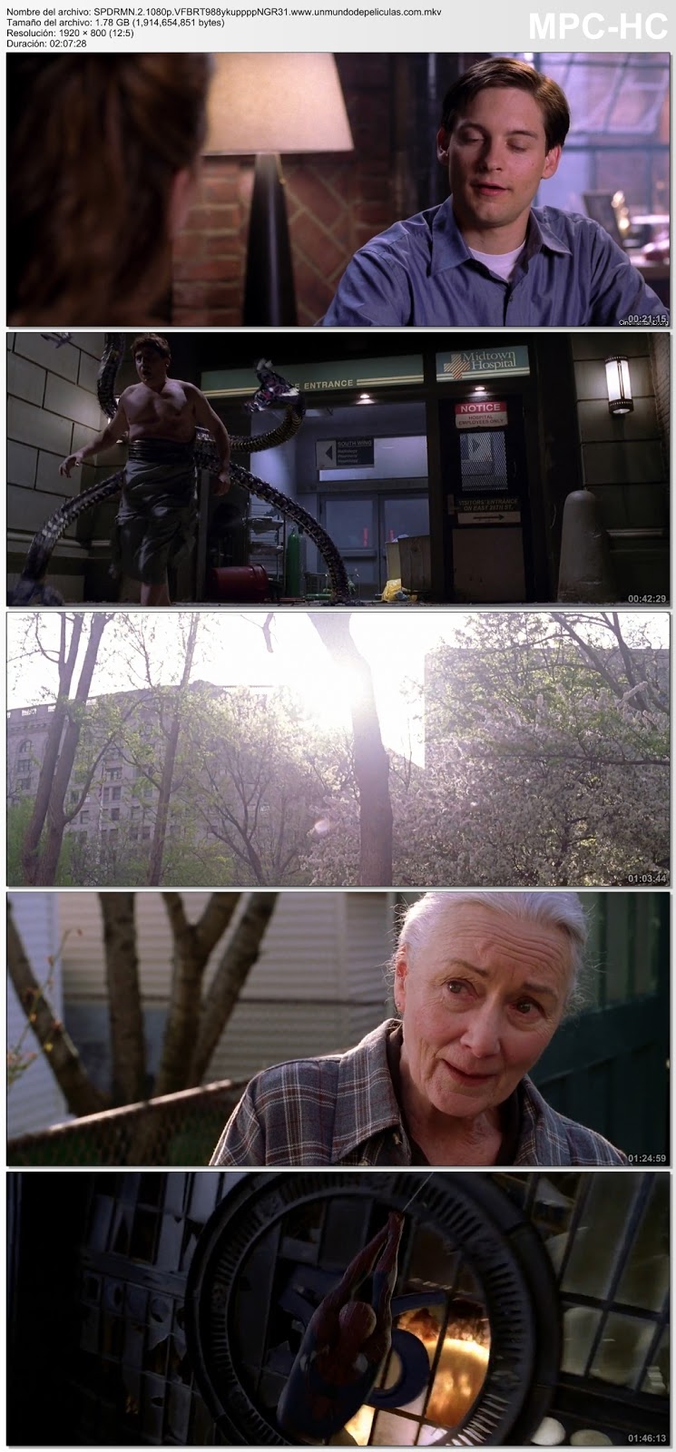 Capturas de la película.