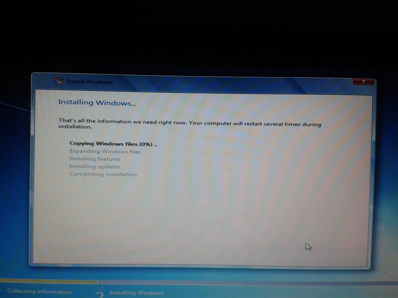 Peringatan Windows Cannot be Installed to This Disk. The Selected Disk Has An MBR Partition