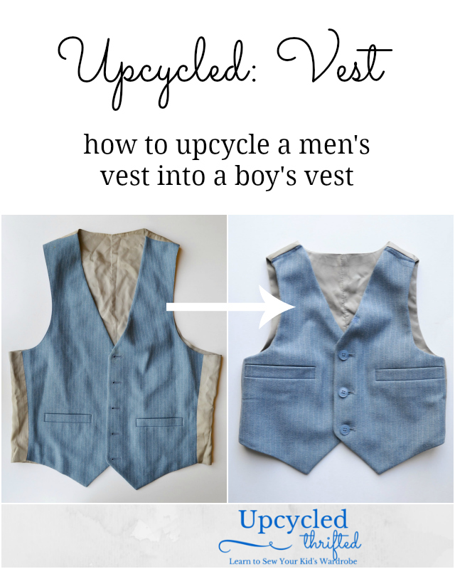 How to Upcycle a Vest • Heather Handmade