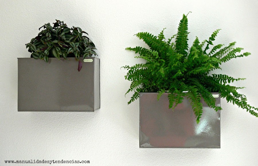 Tiestos de pared modernos y a la moda