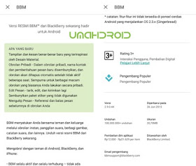 BBM terbaru material design