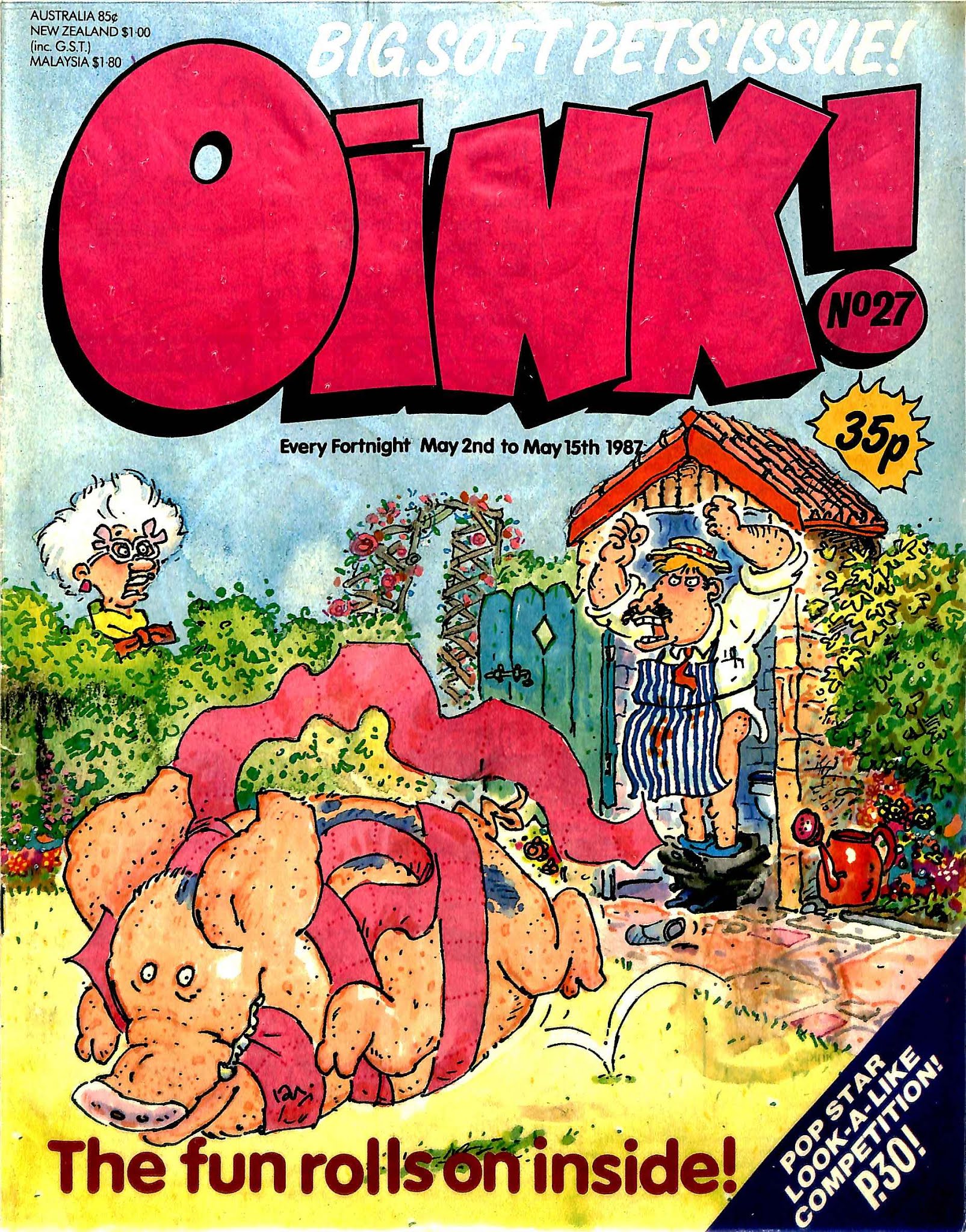 Read online Oink! comic -  Issue #27 - 1