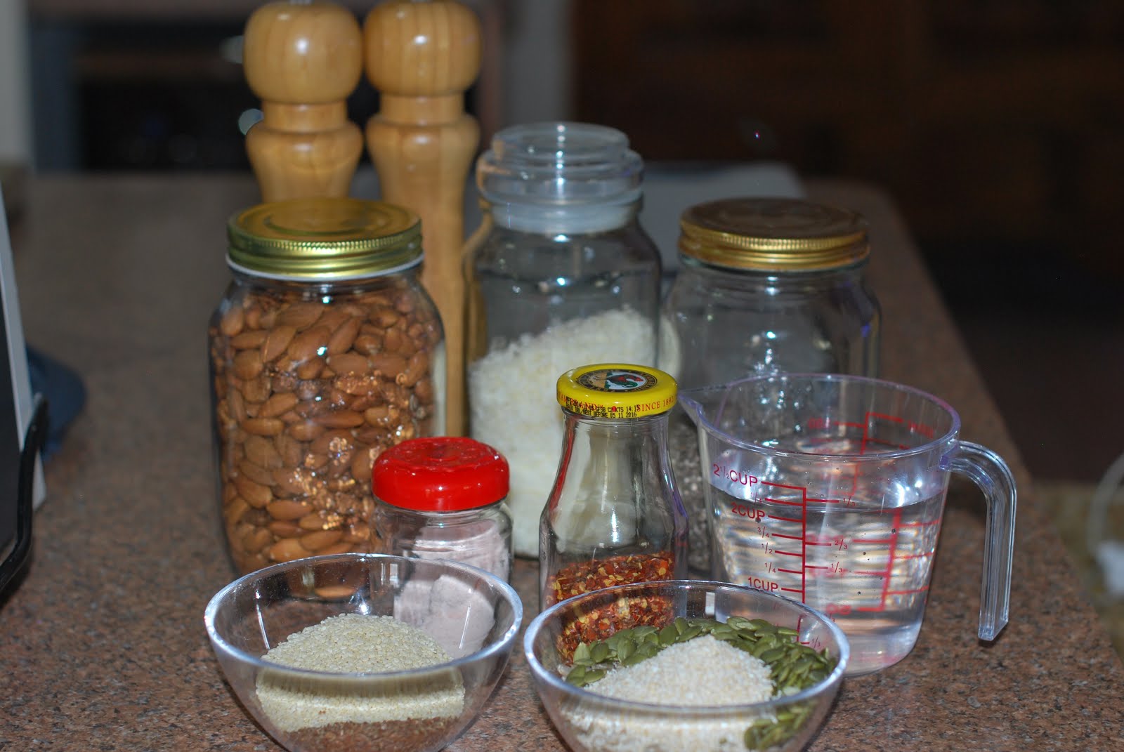 Home Made Nut and Seed Crackers Stay Home Instead