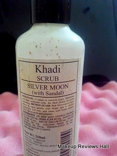 Khadi Silver Moon Scrub with Sandal Review