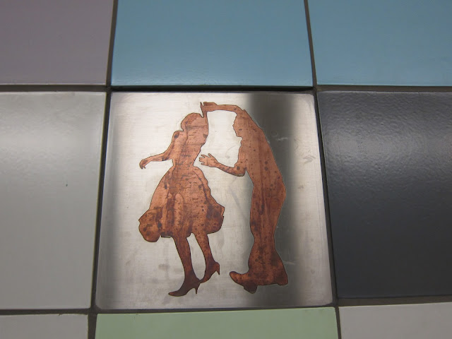Tile at Dufferin station.