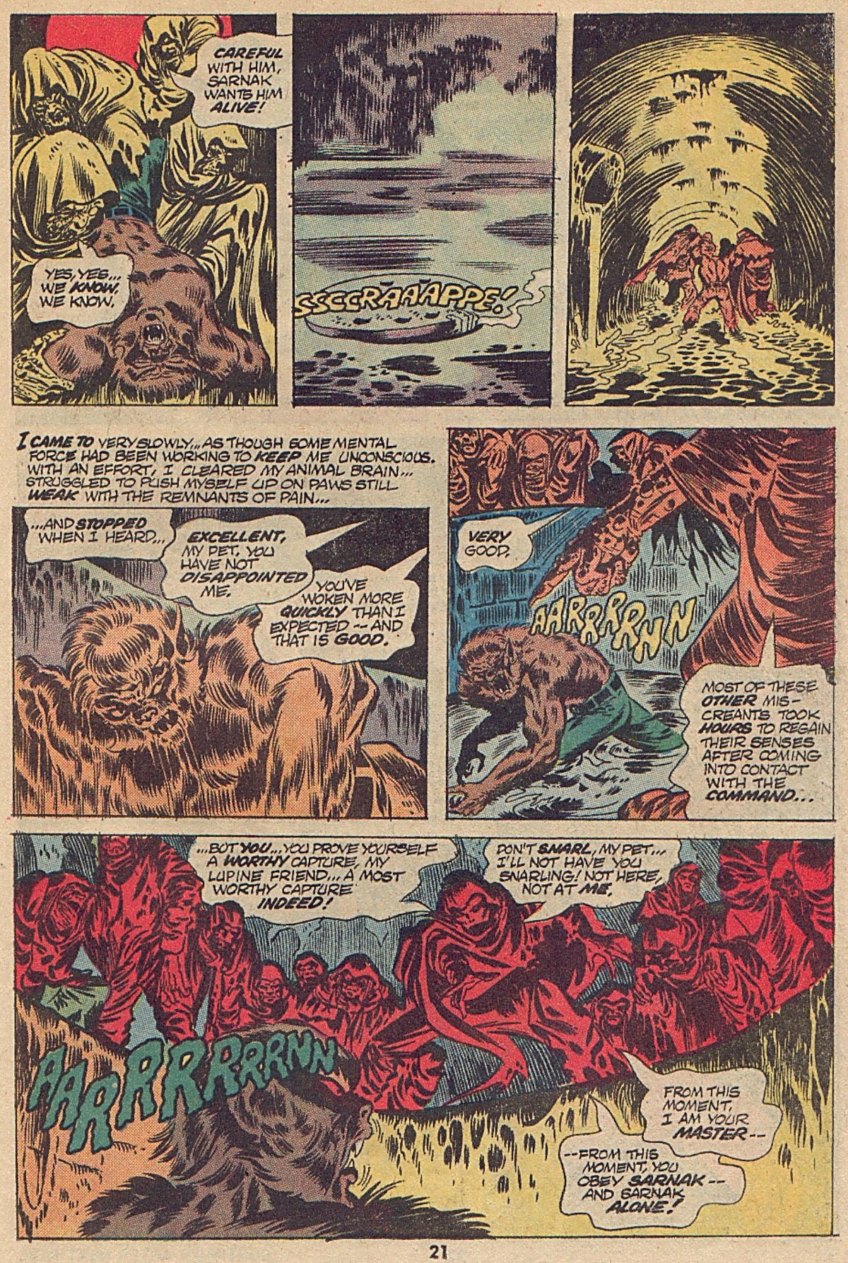 Read online Werewolf by Night (1972) comic -  Issue #9 - 16