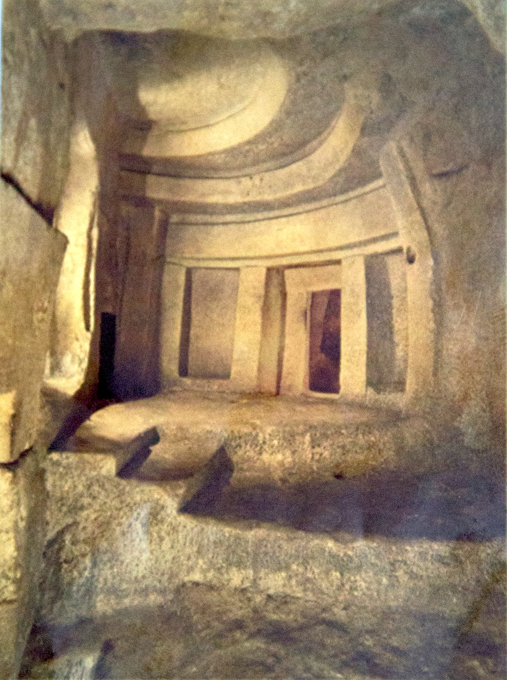 Exploring the World in 'Blue Velvet of Sark' Hal Saflieni Hypogeum
