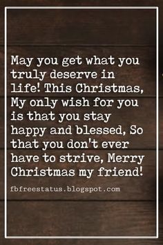 christmas wishes for friends