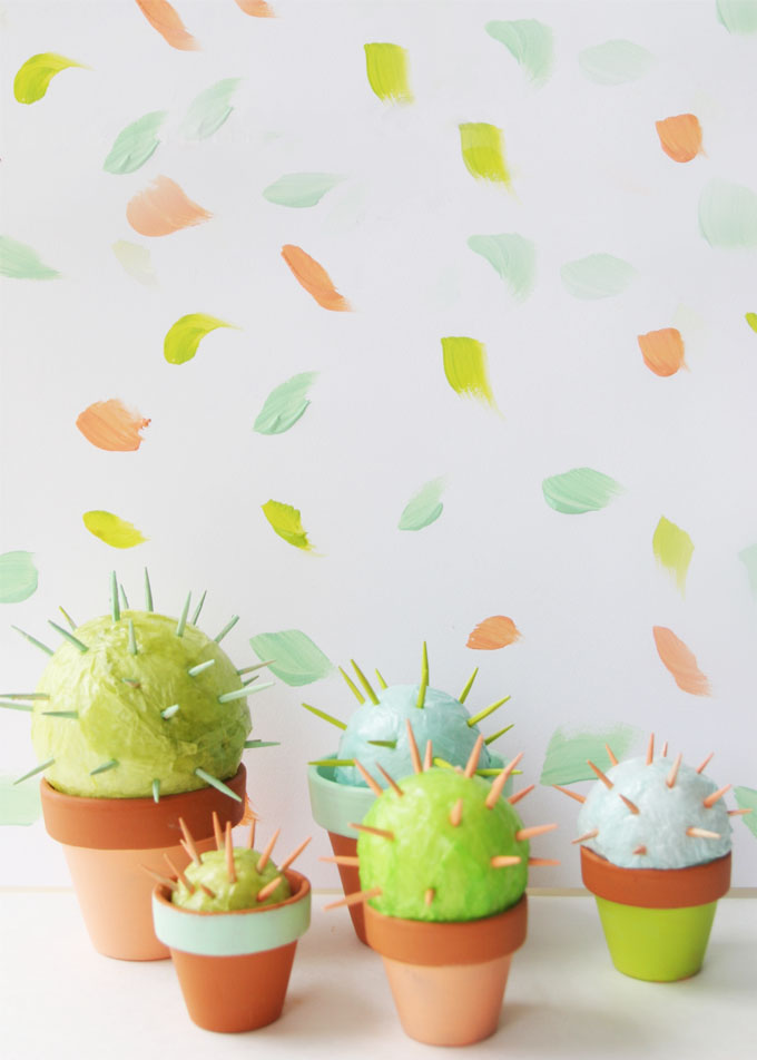 Make some toothpick cacti! The cutest and easiest cactus you will ever want in your home!