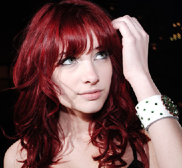 red hair color upkeep
 on love the idea of deep red/burgundy hair with green eyes and light ...