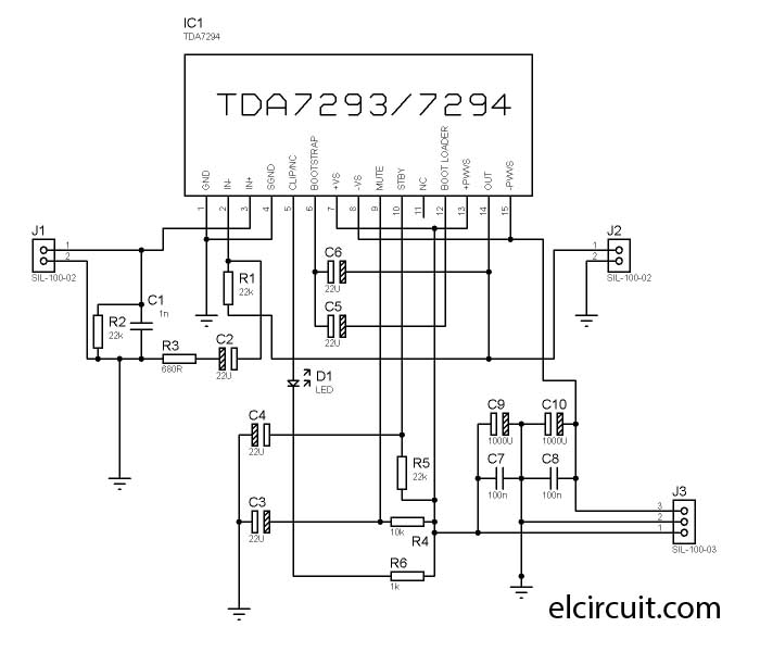 TDA7293 vs TDA7294 Audio Power Amplifier Project ...