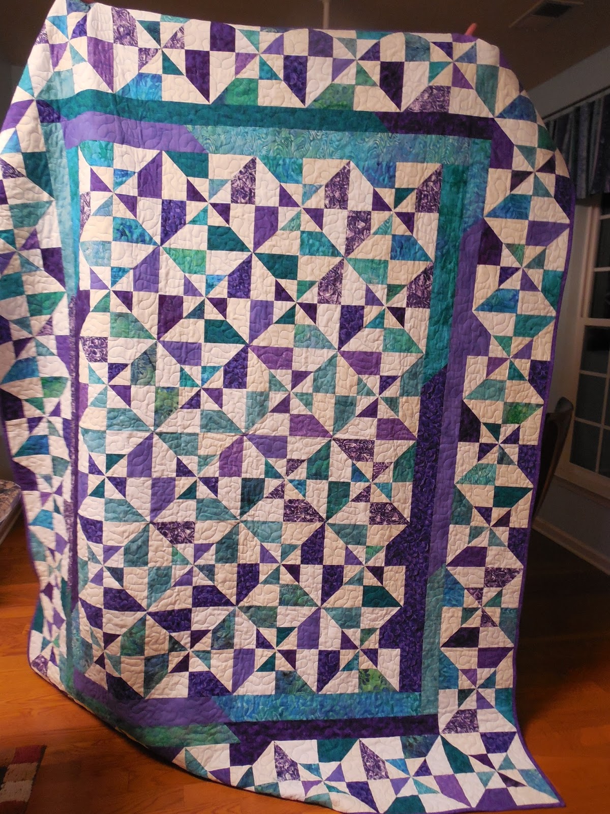 Food and Fiber Floozie 10 finished quilts for Sterling School