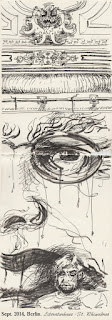 Sketch of the Literaturhaus by Ciana Pullen / St. Rhinoceros