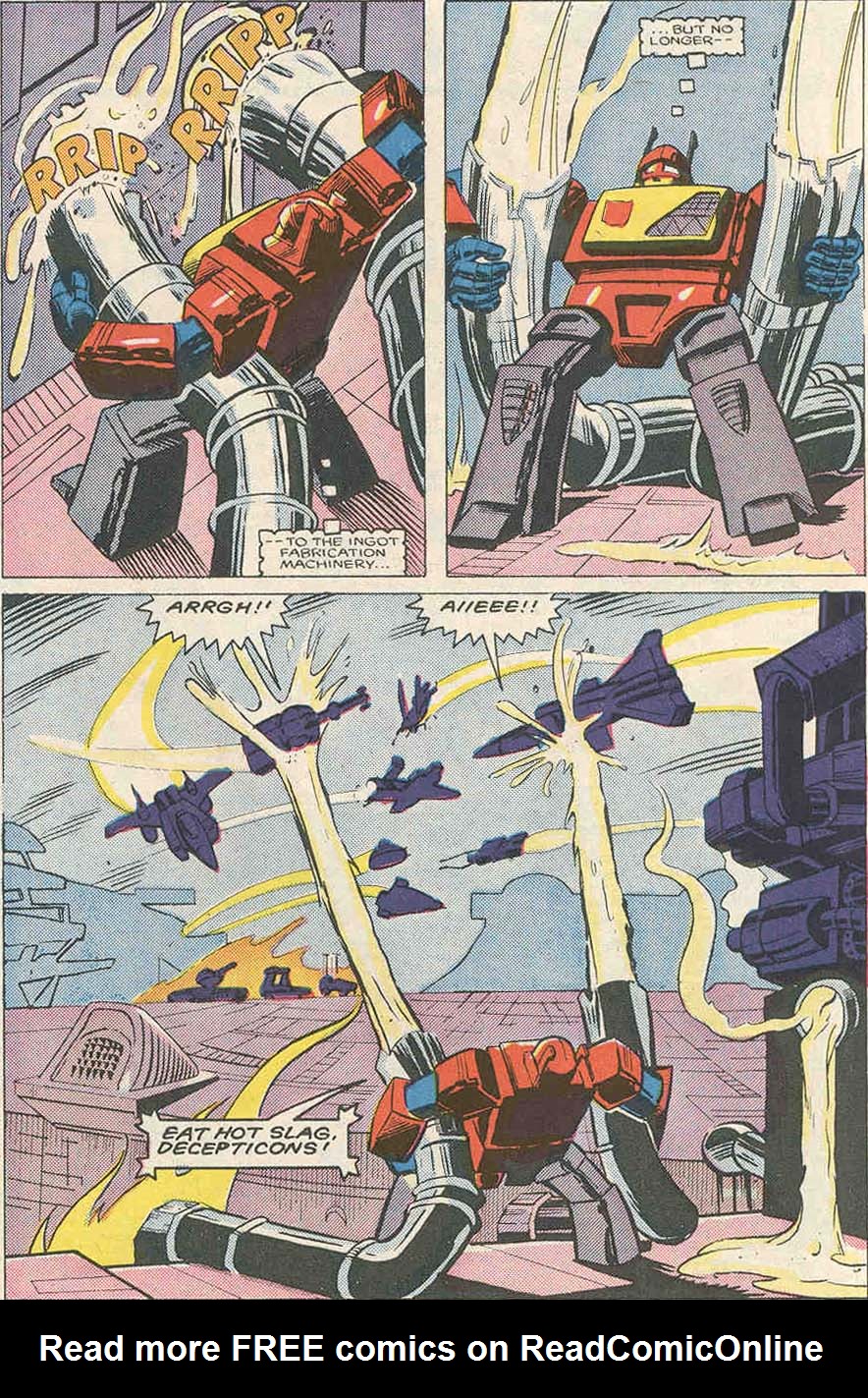 Read online The Transformers (1984) comic -  Issue #17 - 21