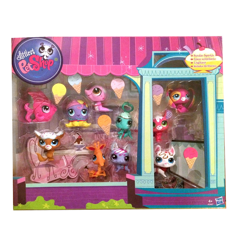 Littlest Pet Shop Sundae Sparkle Boston Terrier (3399) Pet LPS Merch