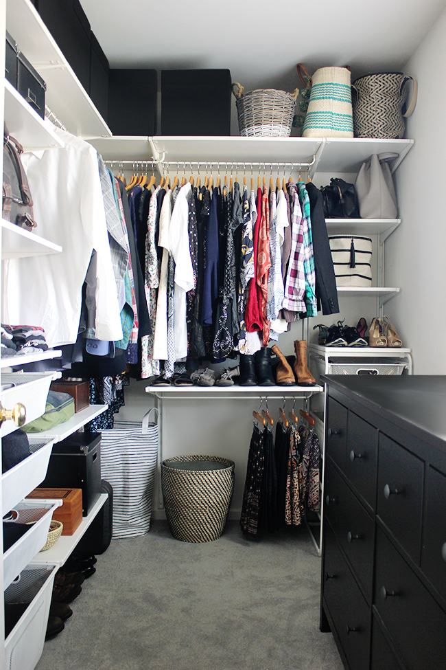 Bubby and Bean ::: Living Creatively: Our Master Closet Before and After