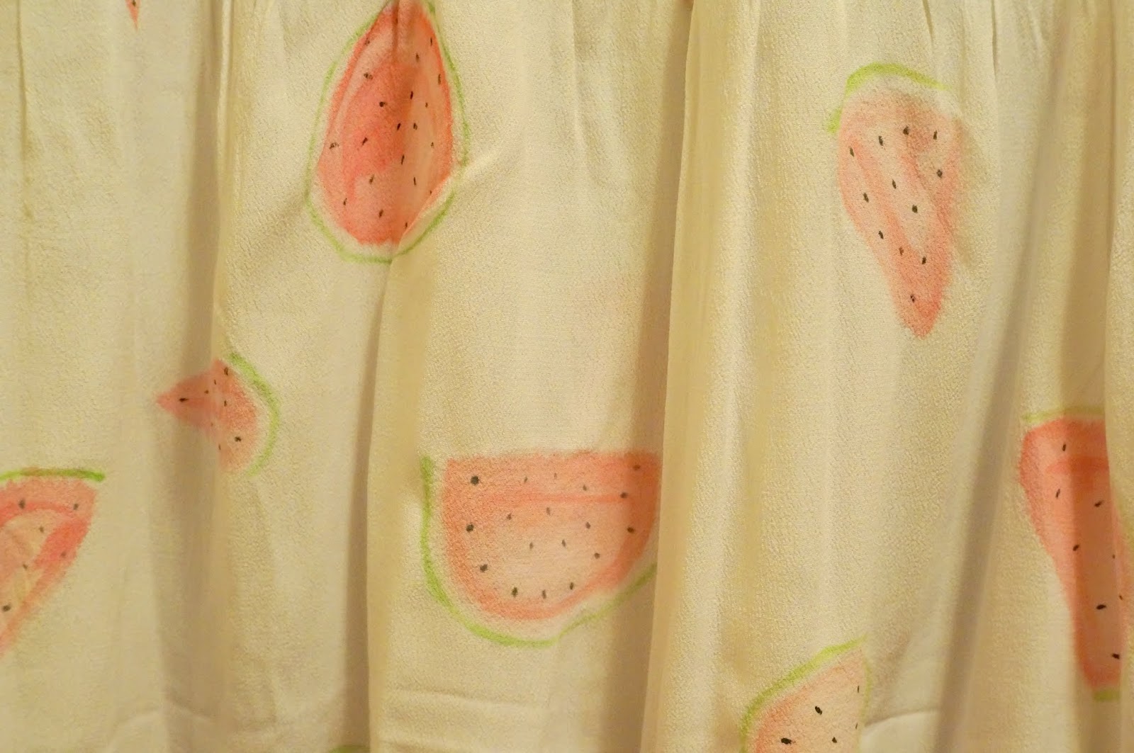 DIY Watermelon Painted Dress
