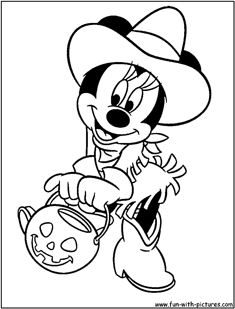 Free Disney Minnie Mouse Coloring Pages