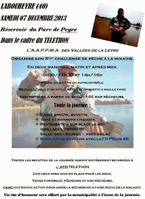 challenge de Pêche Téléthon 2013 à Labouheyre