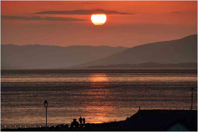 Sunset in Largs