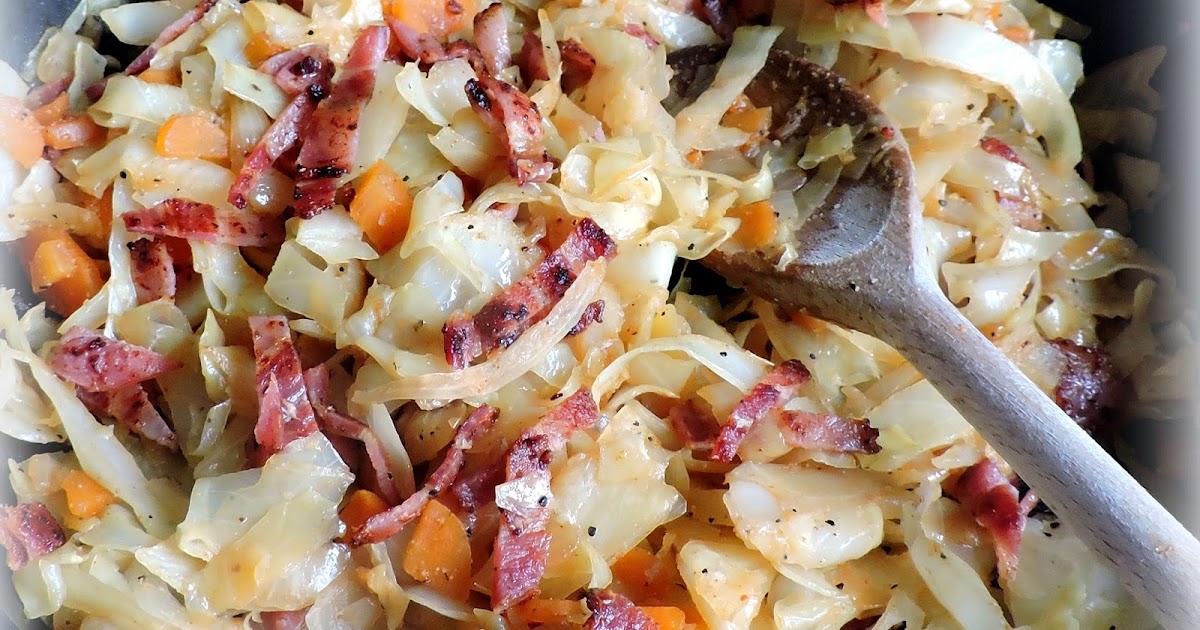 Fried Cabbage with Bacon & Onions
