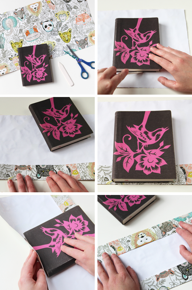 HOW TO MAKE YOUR OWN GIFT WRAP BOOK COVERS. Gathering Beauty