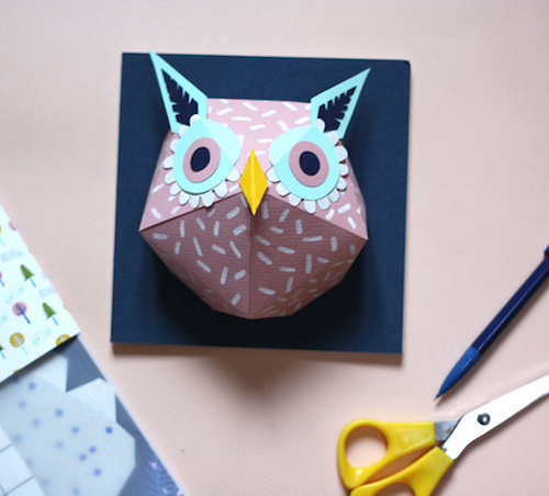 My Owl Barn: Mlle Hipolyte's Limited Edition Paper Cut Sculptures