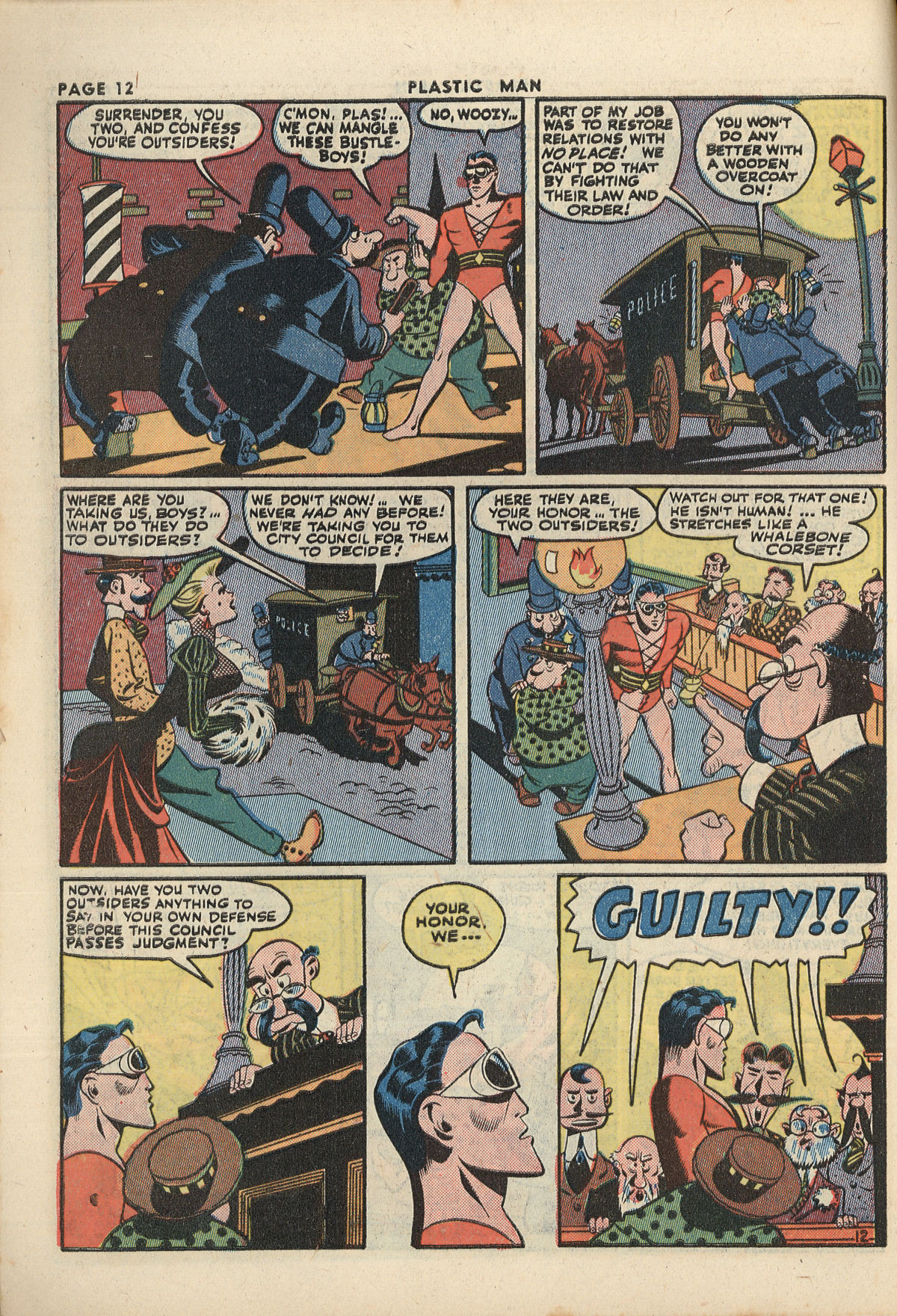 Read online Plastic Man (1943) comic -  Issue #2 - 14
