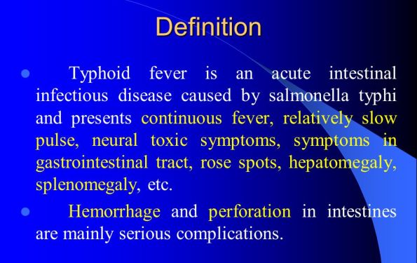 What is Typhoid Fever?