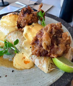 The Penny Drop, Box Hill, soft shell crab benedict