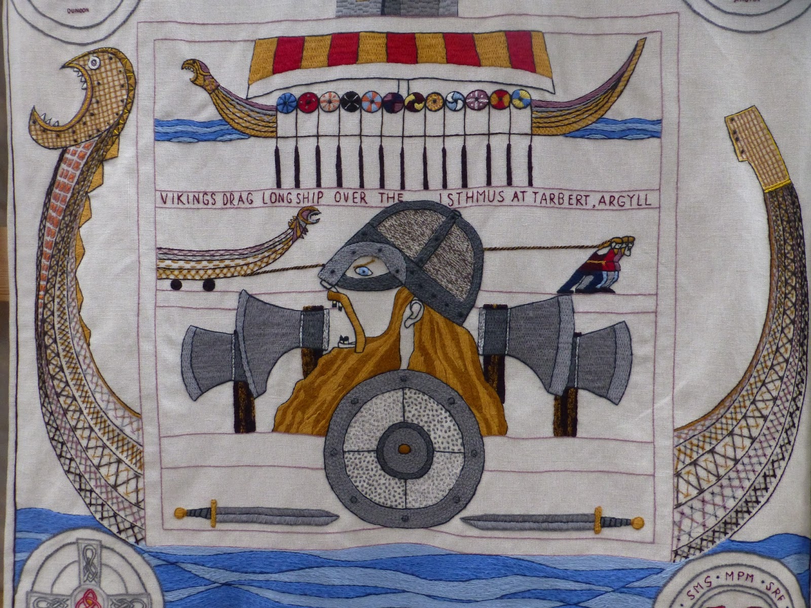 Scottish Girl in Zurich The Great Tapestry of Scotland