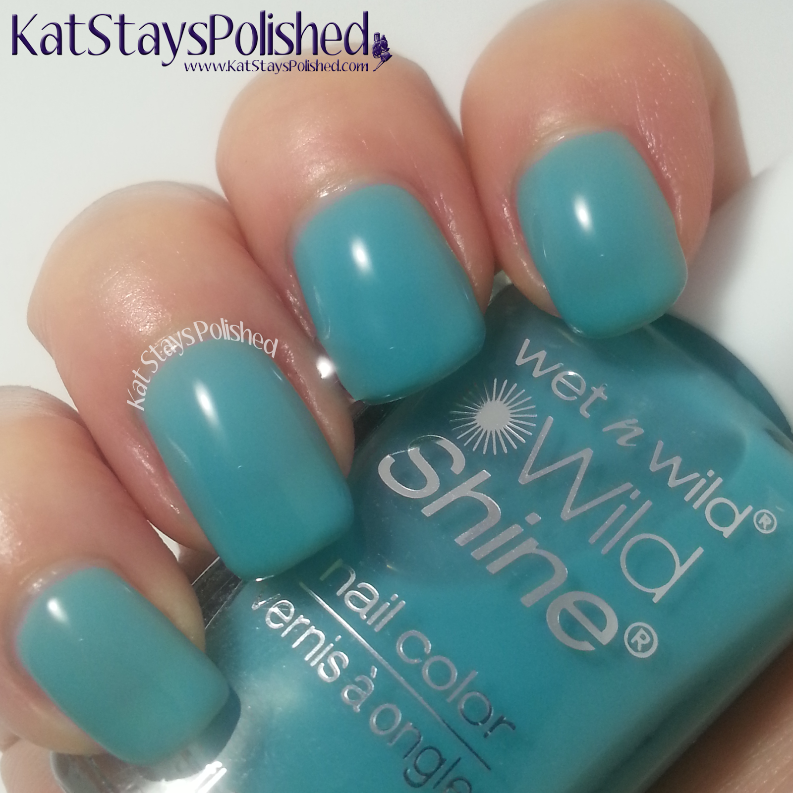 Wet n Wild Summer Festival Nail Color - Gyp-Sea Green | Kat Stays Polished