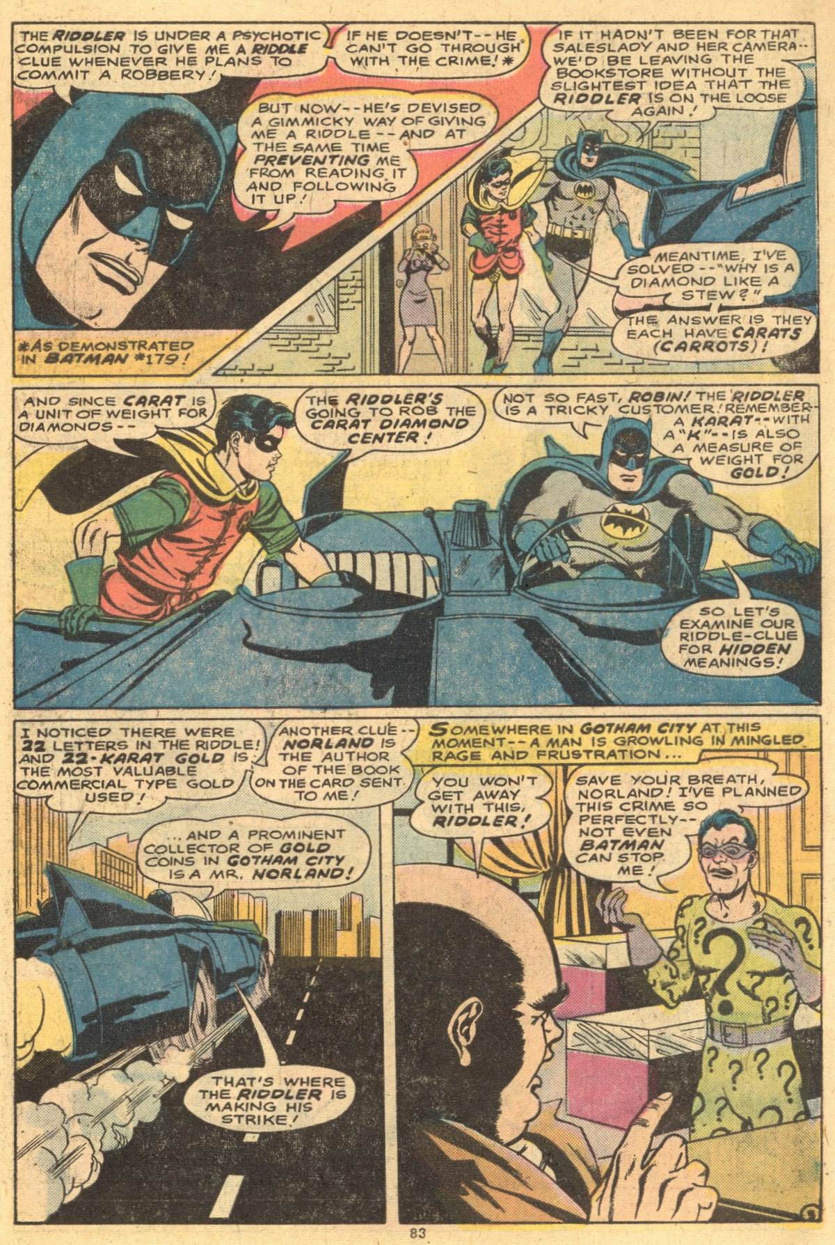 Read online Batman (1940) comic -  Issue #260 - 83