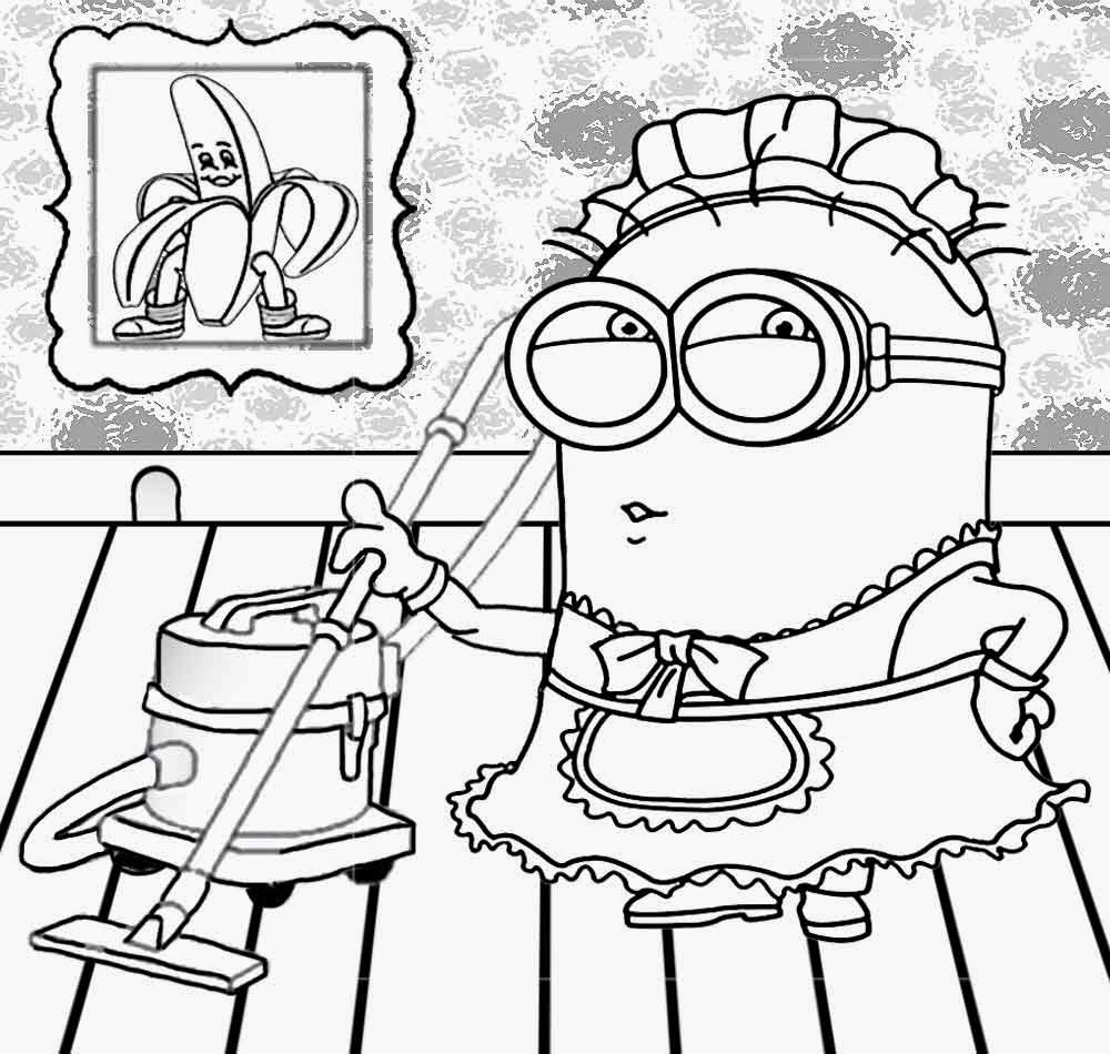 yellow minion coloring pages - photo #34