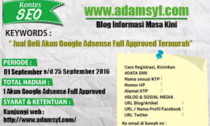 Gelar Kontes SEO September 2016