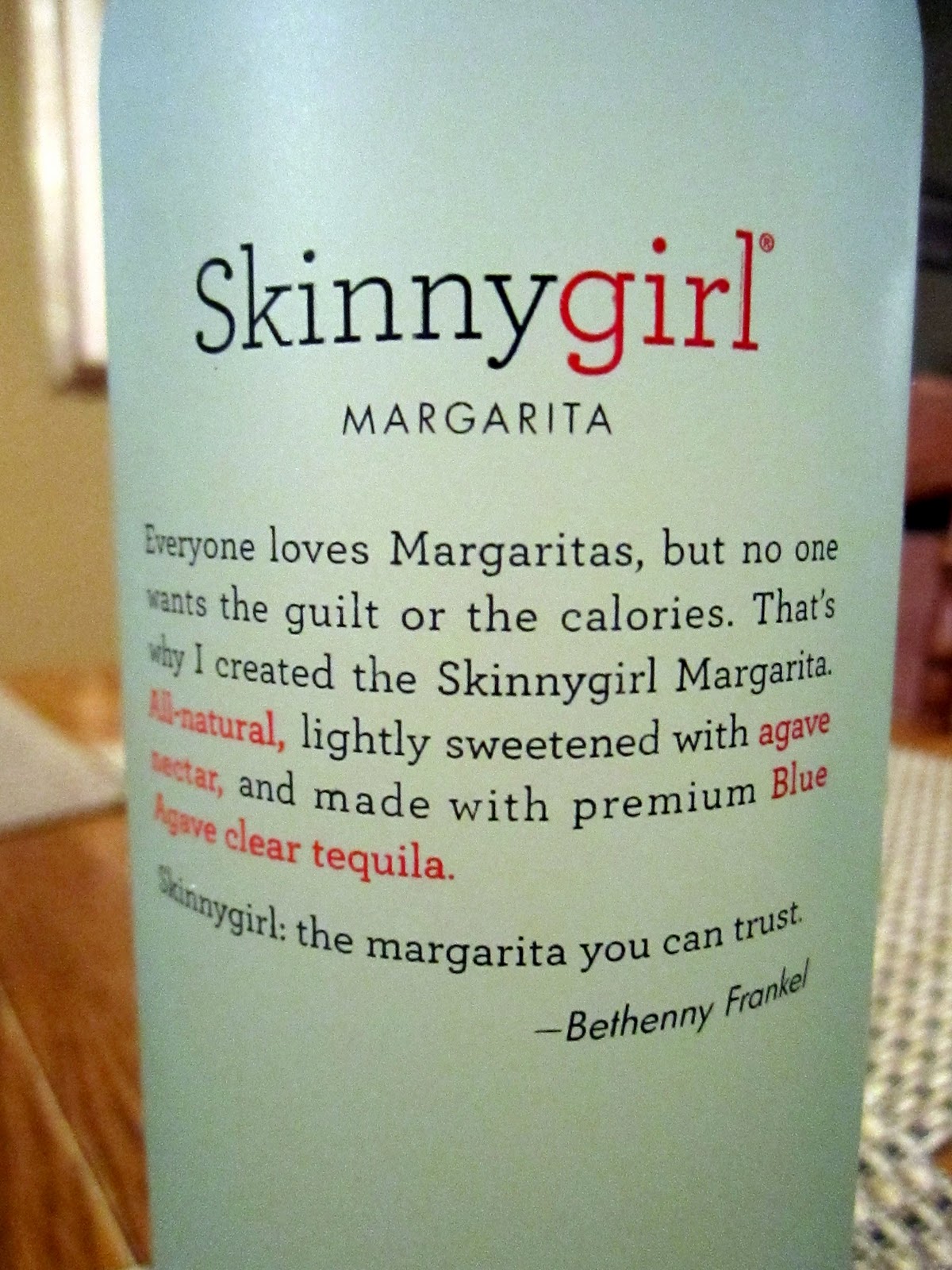 Skinnygirl Margarita Review