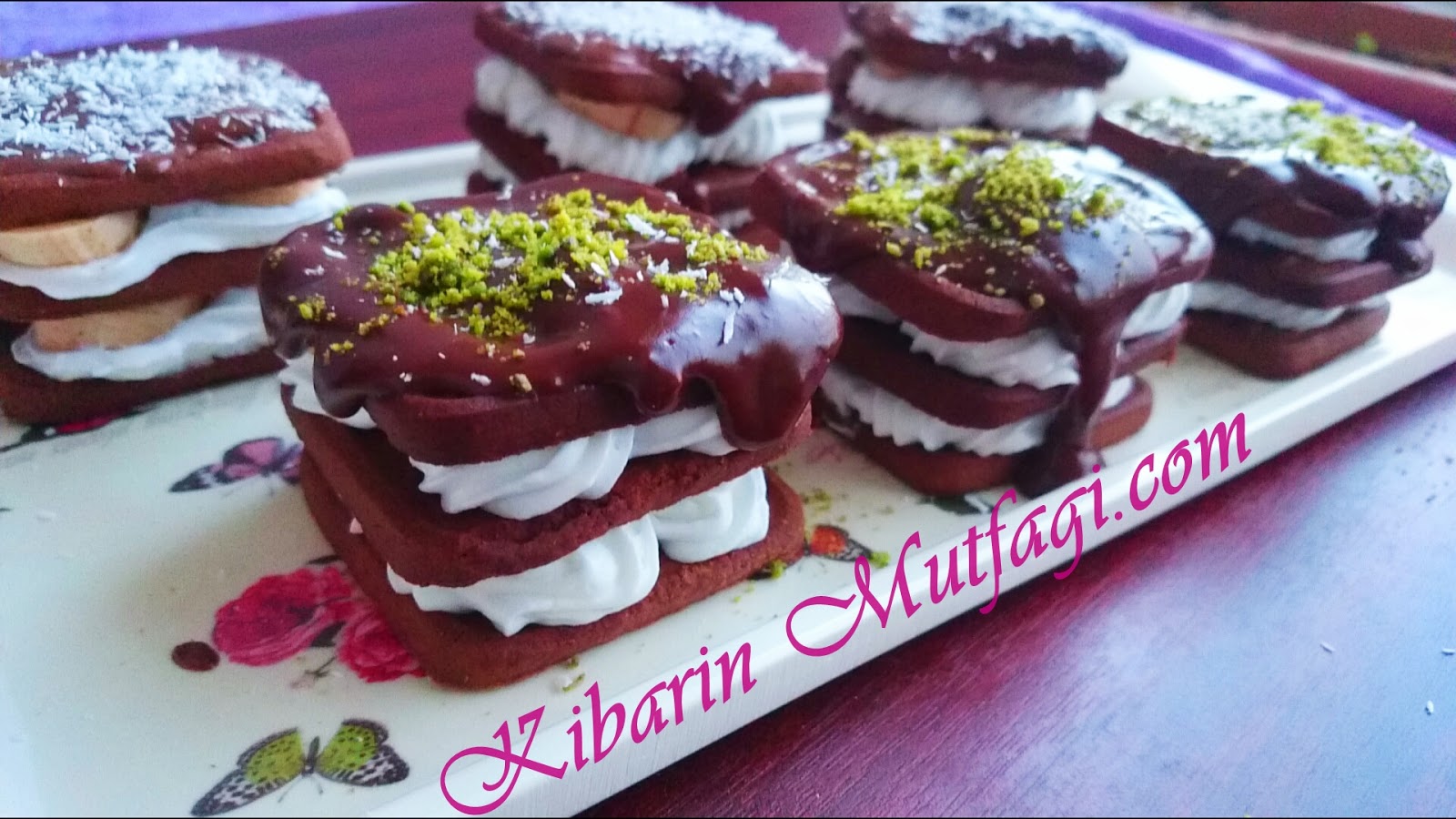 Kakaolu bisküvili tek porsiyonluk mini pasta tarifi ( muzlu ) Kibarin