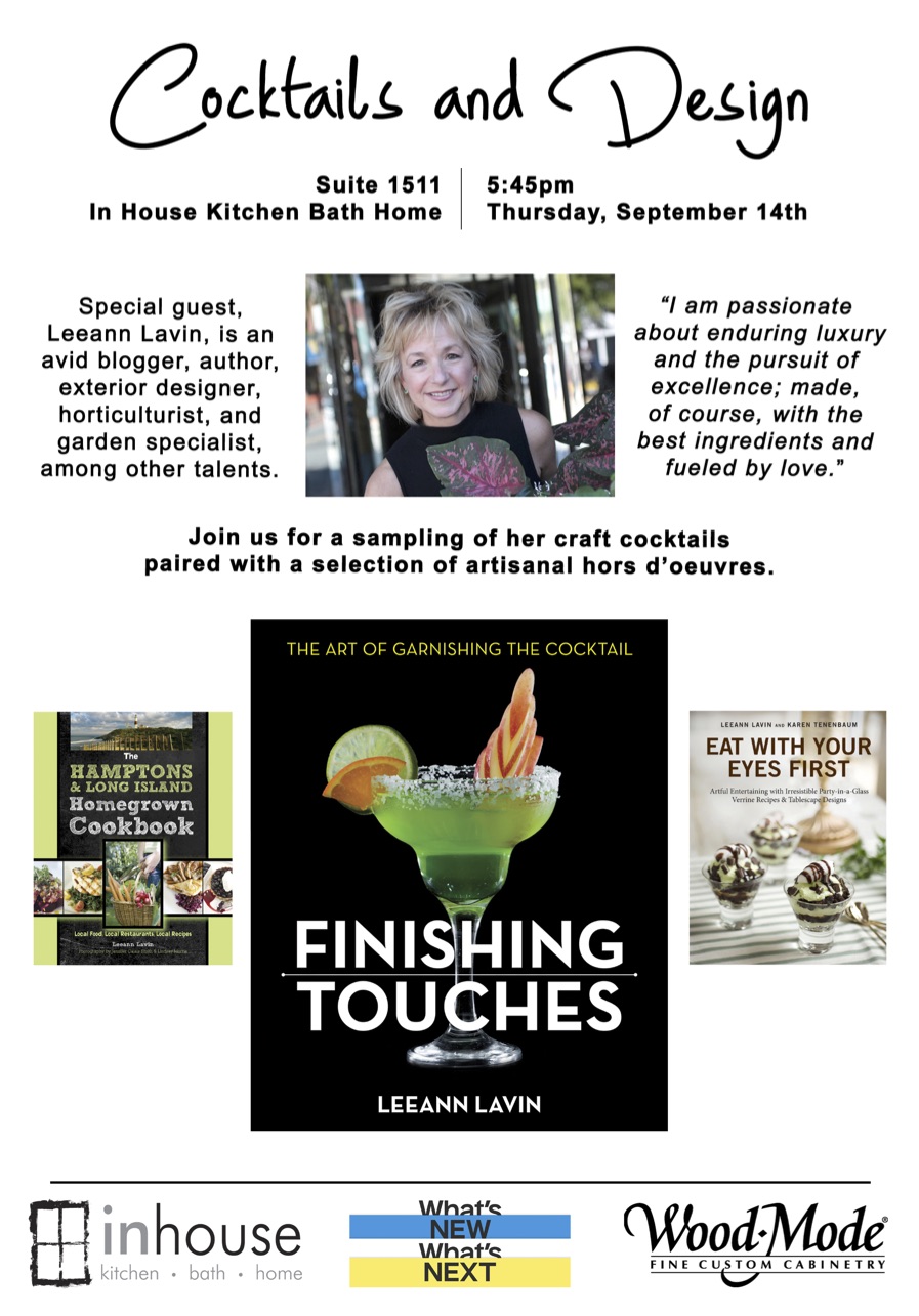 Garden Glamour by Duchess Designs Finishing Touches Cocktails & Design